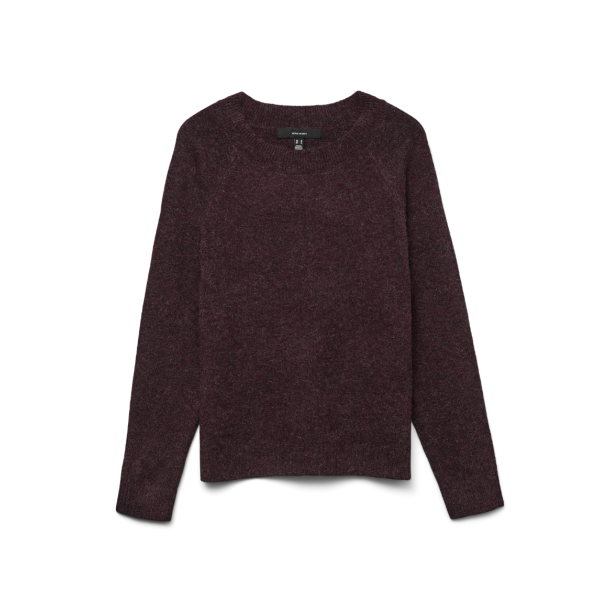 VERO MODA VMDOFFY O-NECK BLOUSE WINE