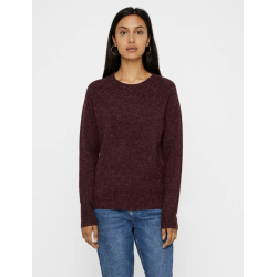 VERO MODA VMDOFFY O-NECK BLOUSE WINE