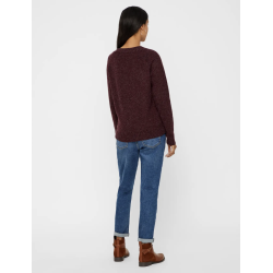 VERO MODA VMDOFFY O-NECK BLOUSE WINE