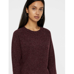 VERO MODA VMDOFFY O-NECK BLOUSE WINE