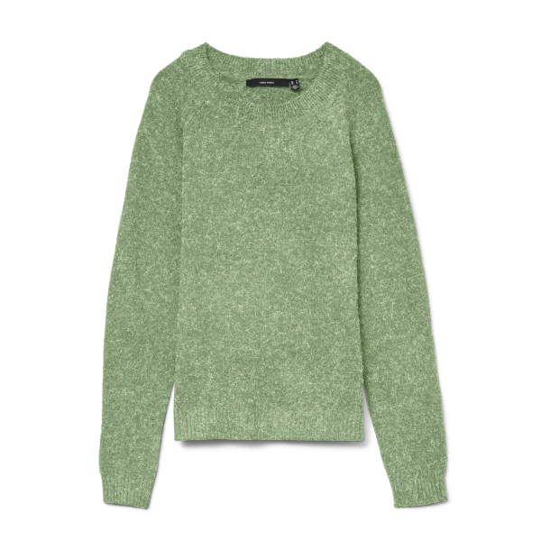 VERO MODA VMDOFFY O-NECK BLOUSE FOREST GREEN