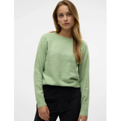 VERO MODA VMDOFFY O-NECK BLOUSE FOREST GREEN