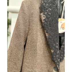 CONCEPT LACE SUIT BROWN