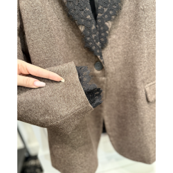 CONCEPT LACE SUIT BROWN