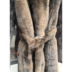 CONCEPT LIFE FUR COAT BROWN