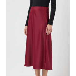 ELLA MIDI SKIRT CHRISTMAS RED