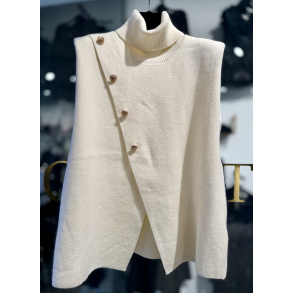 CONCEPT GRAPE VEST KNIT BEIGE