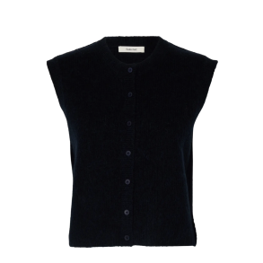 SELECTED FEMME SLFLULU O-NECK VEST DARK SAPPHIRE