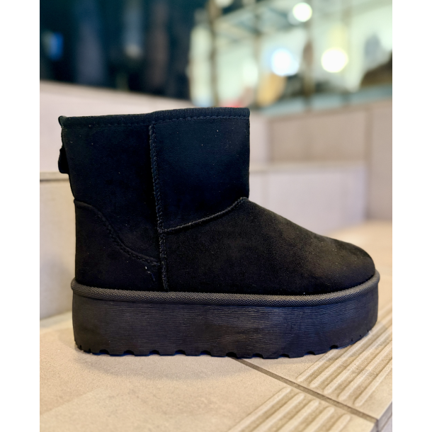 PARIS NORA PLATEAU BOOTS BLACK