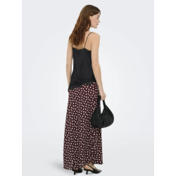 JACQUELINE de YONG JDYFIFI ASYM LACE TOP BLACK