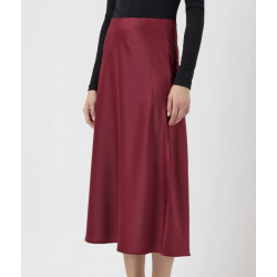 Y.A.S YASPELLA MIDI SKIRT RED