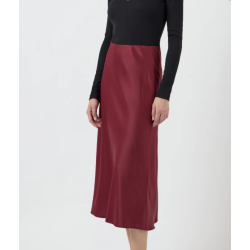 Y.A.S YASPELLA MIDI SKIRT RED