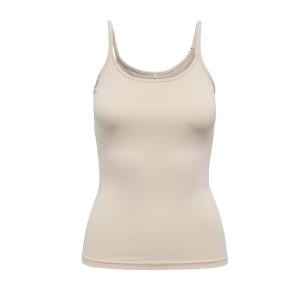 ONLY ONLLOVE STRAP SINGLET TOP SAND
