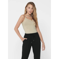 ONLY ONLLOVE STRAP SINGLET TOP SAND