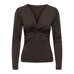 ONLY ONLLONE KNOT TOP BROWN