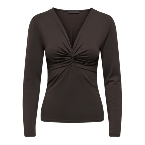 ONLY ONLLONE KNOT TOP BROWN