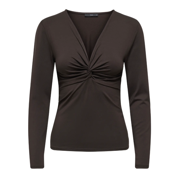 ONLY ONLLONE KNOT TOP BROWN