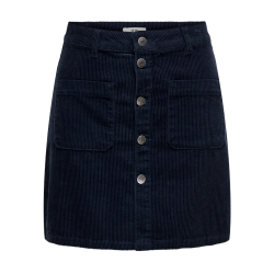 JACQUELINE de YONG JDYSHIRAZ CORDUROY SKIRT NAVY