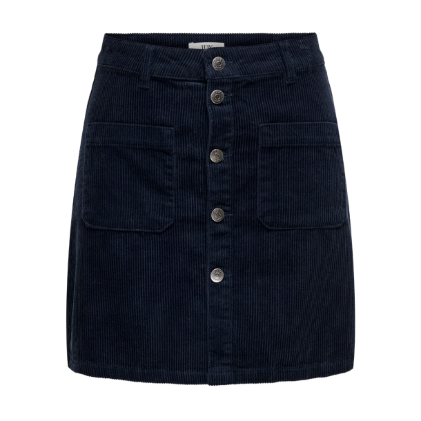 JACQUELINE de YONG JDYSHIRAZ CORDUROY SKIRT NAVY