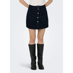 JACQUELINE de YONG JDYSHIRAZ CORDUROY SKIRT NAVY