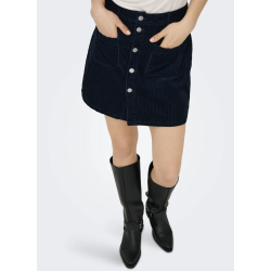 JACQUELINE de YONG JDYSHIRAZ CORDUROY SKIRT NAVY