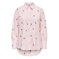 JACQUELINE de YONG JDYNELLY LOOSE SHIRT BALLERINA/FIG BOW