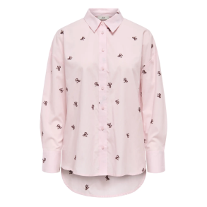 JACQUELINE de YONG JDYNELLY LOOSE SHIRT BALLERINA/FIG BOW