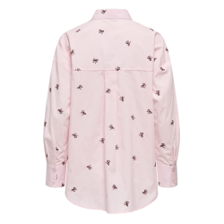 JACQUELINE de YONG JDYNELLY LOOSE SHIRT BALLERINA/FIG BOW