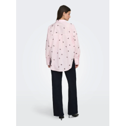 JACQUELINE de YONG JDYNELLY LOOSE SHIRT BALLERINA/FIG BOW