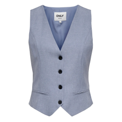ONLY ONLLINDA FIT WAISTCOAT VINTAGE BLUE