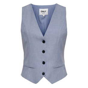 ONLY ONLLINDA FIT WAISTCOAT VINTAGE BLUE