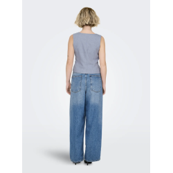 ONLY ONLLINDA FIT WAISTCOAT VINTAGE BLUE