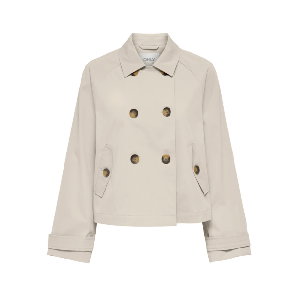 ONLY ONLAPRIL SHORT TRENCHCOAT BIRCH