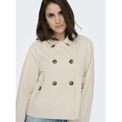 ONLY ONLAPRIL SHORT TRENCHCOAT BIRCH