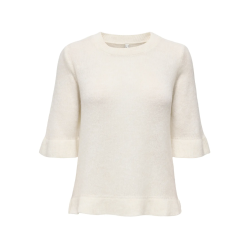 ONLY ONLELLA FRILL KNIT BIRCH