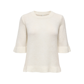 ONLY ONLELLA FRILL KNIT BIRCH
