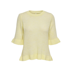 ONLY ONLELLA FRILL KNIT SUNLIGHT
