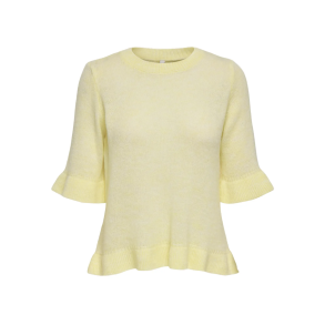 ONLY ONLELLA FRILL KNIT SUNLIGHT