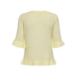 ONLY ONLELLA FRILL KNIT SUNLIGHT