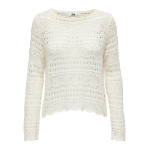 JACQUELINE de YONG JDYSUN BOATNECK PULLOV. EGGNOG