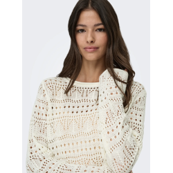 JACQUELINE de YONG JDYSUN BOATNECK PULLOV. EGGNOG