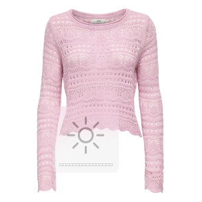 JACQUELINE de YONG JDYSUN BOATNECK PULLOV. ROSA
