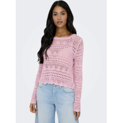 JACQUELINE de YONG JDYSUN BOATNECK PULLOV. ROSA
