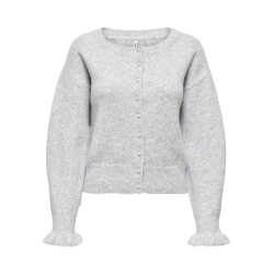 ONLY ONLRIMA LIFE CARDIGAN LIGHT GREY