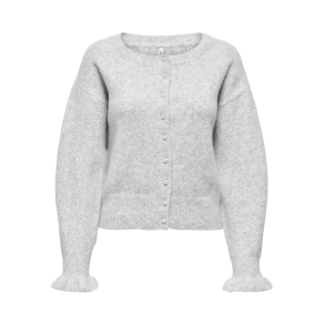 ONLY ONLRIMA LIFE CARDIGAN LIGHT GREY