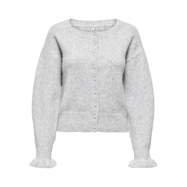 ONLY ONLRIMA LIFE CARDIGAN LIGHT GREY