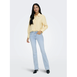 JACQUELINE de YONG JDYSOHO STRIPED SHIRT YELLOW