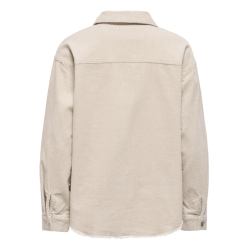 ONLY ONLMAIKO L/S CORD SHACKET PUMICE STONE