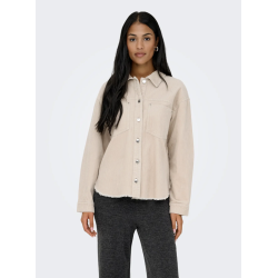 ONLY ONLMAIKO L/S CORD SHACKET PUMICE STONE