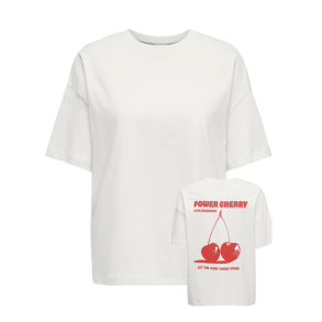 JACQUELINE de YONG JDYCARLA OVERSIZE TEE WHITE